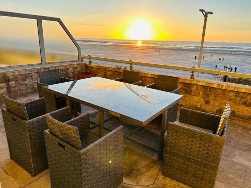 Berck-sur-Mer Apartamento | Joli appartement Face Mer et Plage, Grande Terrasse panoramique, Berck Plage, à 15km du Touquet