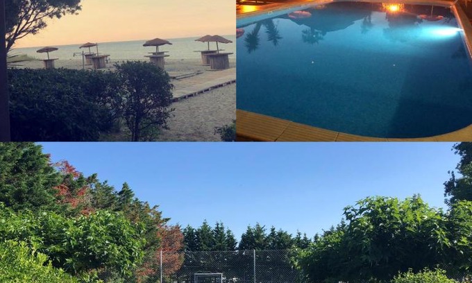 Moriani-Plage Apartamento | Joli T2 les pieds dans l’eau , piscine tennis.