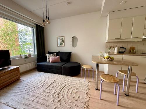 Kuusamo Apartamento | Keskustan Helmi saunalla 33m2 ilm P-paikka