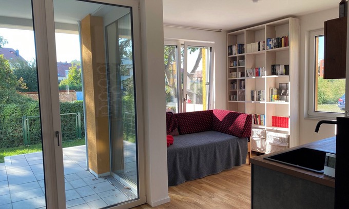 Ketzin/Havel Apartamento | Ketzin Havel modern apartment with private garden, close to the water