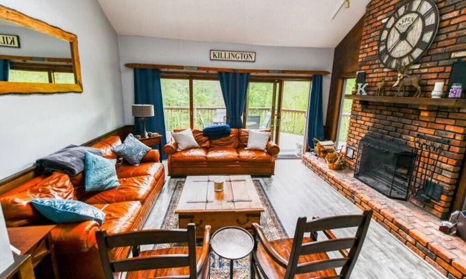 Central Vermont- Killington Chalet De Esquí | Chalet de esquí en la montaña con jacuzzi, sauna y chimenea