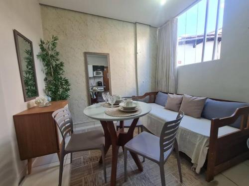 Vila Regina Apartamento | Kitnet 105 central com lavadora tv smart e ar condicionado