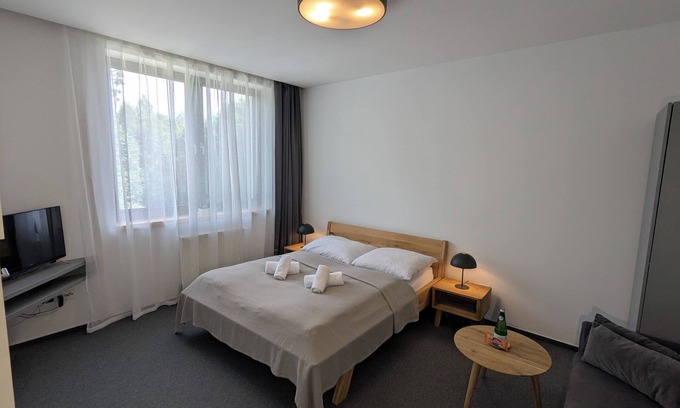 Tatranska Lomnica Apartamento | Komfortný apartmán pri horskom potoku, priamo na chodníku na Zelené pleso.