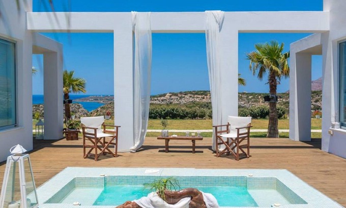 Kalathas Villa | Suite Ktima reveli negra (2-4 personas)