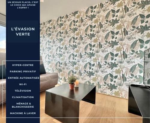Mont-de-Marsan Apartamento | L'évasion Verte - Lumineux - Spacieux - Parking Privé - Calme