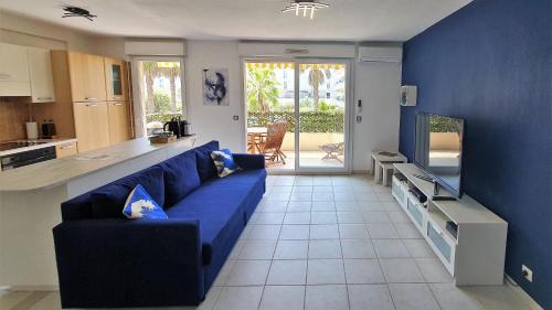 Villeneuve-Loubet Apartamento | L'Atalante, 2 pièces 47m2 rénové résidence piscine