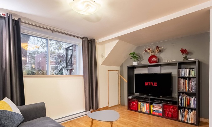 Nouveau-Rosemont Apartamento | L'Éco-logis | Downtown | Workspace