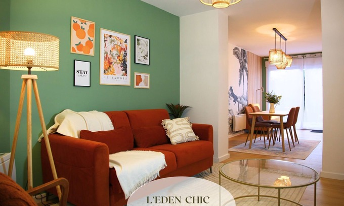 Arras Apartamento | L'eden Chic- Balnéo-jardin-parking Gratuit, à Deux pas de la Carrière Wellington