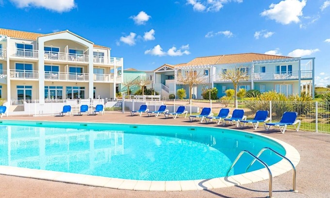 Chateau-d'Olonne Apartamento | L'Estran-Apartamento-Familiar-Baño privado con bañera-Vista al mar