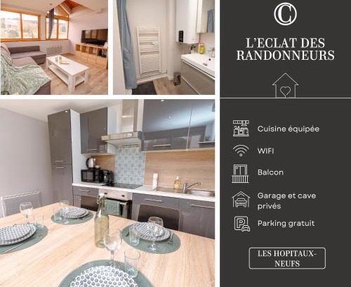 Les Hopitaux-Neufs Apartamento | L'Horizon des Randonneurs - Duplex avec Balcon