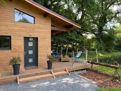 La Celle-sous-Gouzon Chalet De Esquí | La cabane sur l'étang