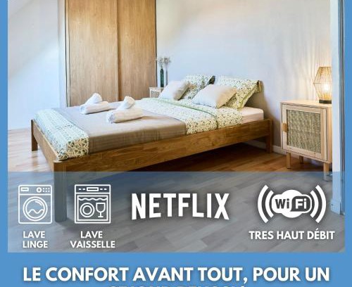 Ennevelin Apartamento | La Halte Verte - Garden -Wifi - Near Lille