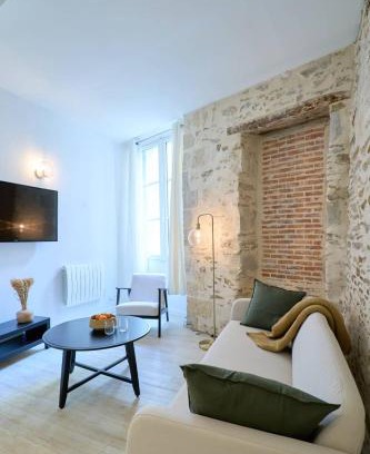 Decre-Cathedrale Apartamento | La loge des Carmélites Coeur de Nantes WIFI