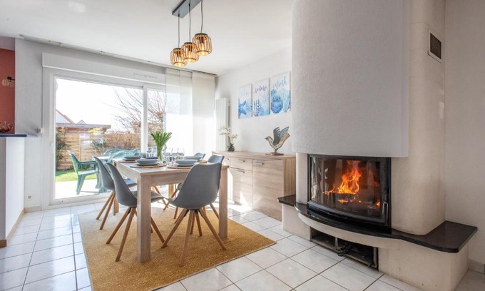 Berck-sur-Mer Casa | La Maison Effet Mer - Proche plage, parking privé