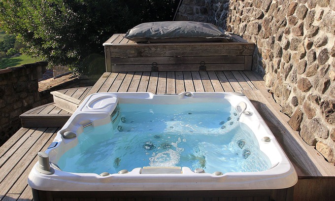 Saint-Michel-de-Boulogne Casa | La Mansión - villa de 75m2 piscina casa de 60m2 - spa privado - solarium