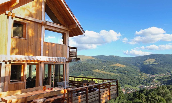 Muhlbach-sur-Munster Chalet De Esquí | CHALET DE LUJO DE LUJO LA MARCAIRIE, 5 ESTRELLAS, SPA, SAUNA, ALSACIA / VOSGE