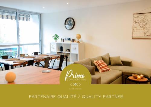 Saint-Etienne Apartamento | La Pause Exquise T3 by PRIMO C0NCIERGERIE
