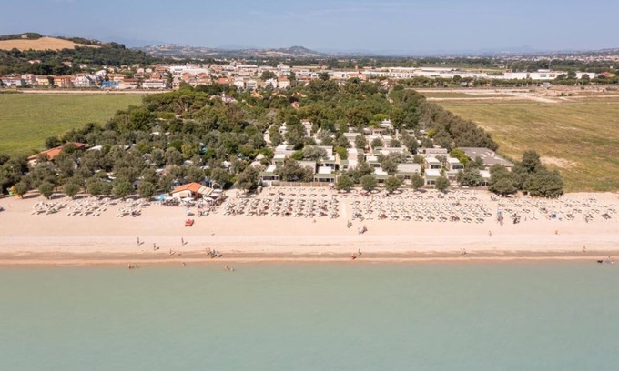Porto Sant'Elpidio Apartamento | La Risacca Family Camping Village Lodge Comfort Dog für 5 Personen