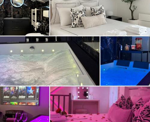 Cergy Casa | La Suite Prestige - Jacuzzi et cinema - Cergy-Village