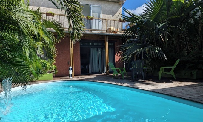 Grand Bois Villa | La Villa du Patio Parenthèse familiale Piscine 4* family retreat