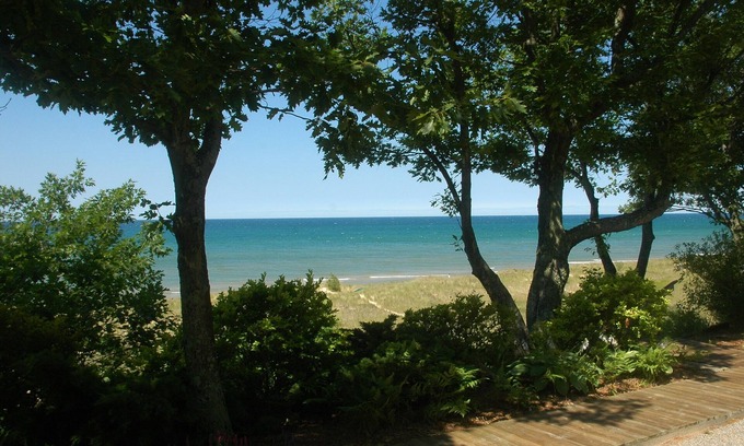 Shelby Casa | Lago Michigan Beachhouse En 100 pies de arena magnífico