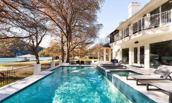 Austin Casa | Resort-Style Escape: Pool, Hot Tub, Dock, Kayaks & Sleeps 22