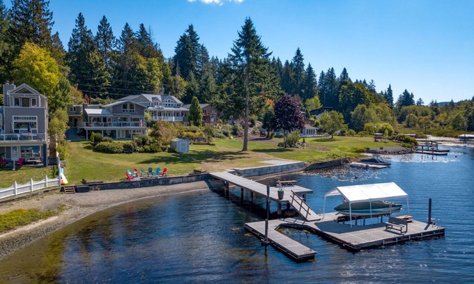 Bellingham Casa | Recuerdos inolvidables hechos en esta casa frente al lago mientras descubría el lago Samish