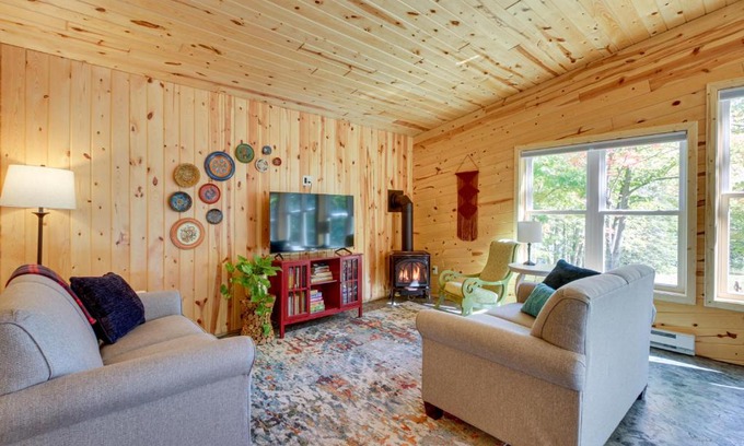 Deer River Casa | Lakefront Paradise with Private Boat Dock and Patio