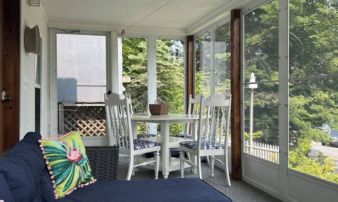 Alton Bay Cabaña | Lakeview, cozy, family, pets, boat slip, beach, trails, skiing, adventures