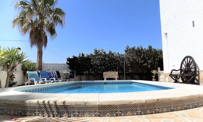 San Miguel de Salinas Villa | Gran villa de 5 dormitorios piscina privada Costa Blanca España 12 plazas.