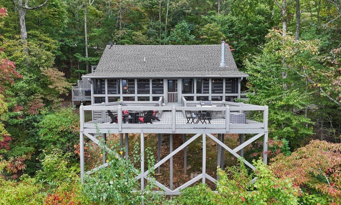 My Mountain Cabina | Large Deck, Layered Mountain Views, Gorgeous Cabin