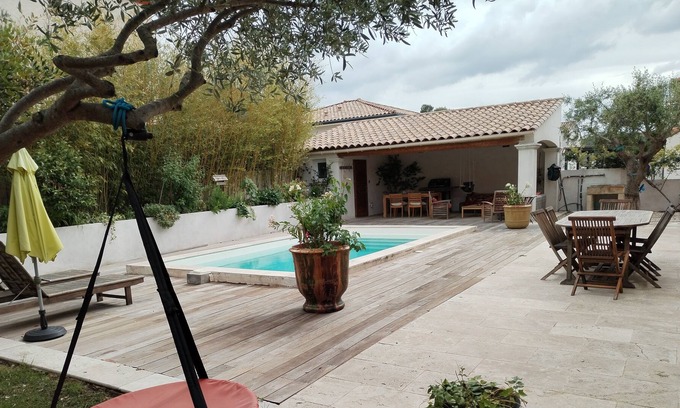 Caveirac Villa | Family villa salt pool indoor and outdoor comfort garden and spaces