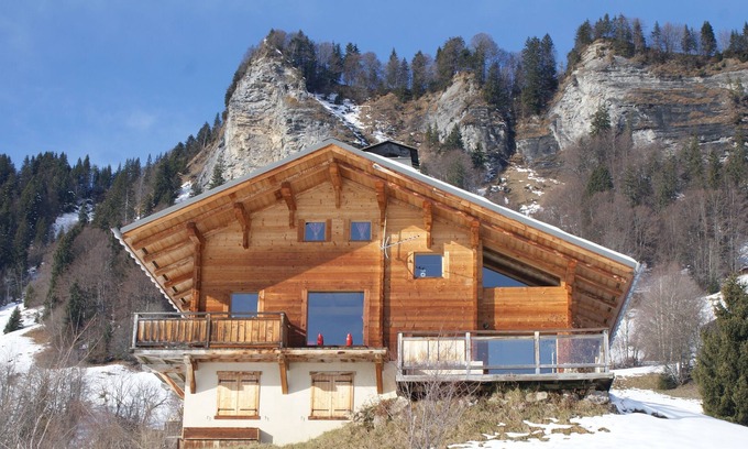 Saint-Nicolas-la-Chapelle Chalet De Esquí | Gran chalet etiquetado 4 * para 10 personas con vistas al Mont Blanc