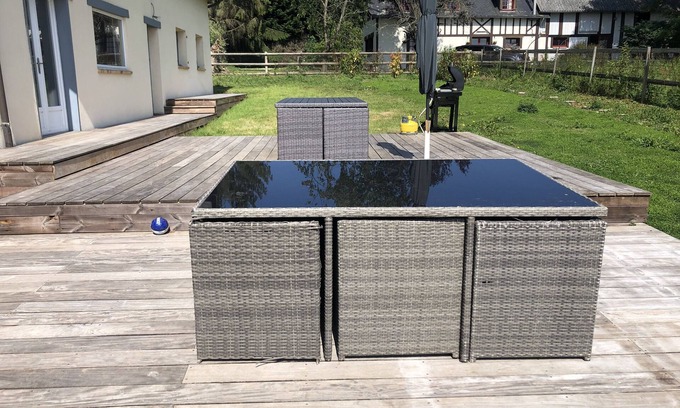 Genneville Casa | Large 300m2 gîte for 14 people with sauna / fitness / pétanque /