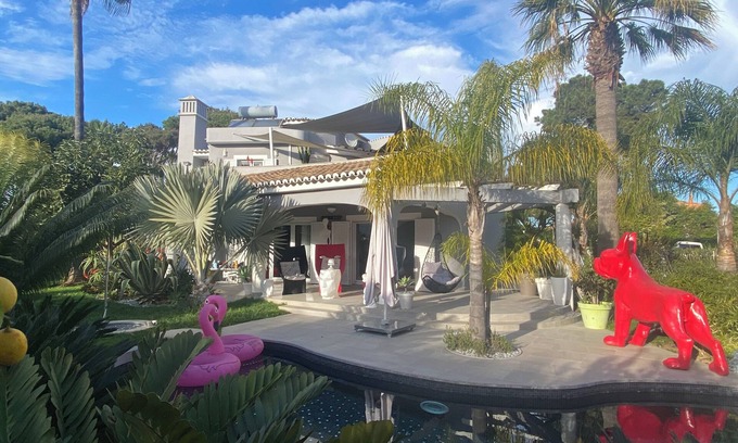 Quarteira Villa | Gran chalet de lujo de 4 dormitorios con baño privado piscina privada golf a 300 metros
