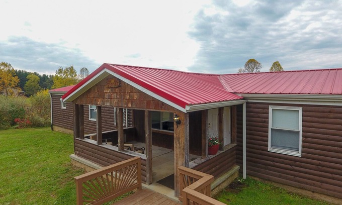 Nelsonville Cabina | Grande-Sunset Cabin-Vista al bosque-Cabaña-Baño Privado