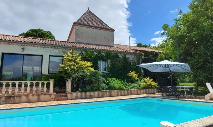 Saint-Pierre-de-Clairac Casa | Le Clos Saint Pierre - Gîte avec piscine privée