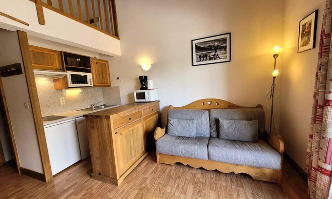 Bessans Apartamento | Le Clos Vanoise Residence - Studio mezzanine chalereux