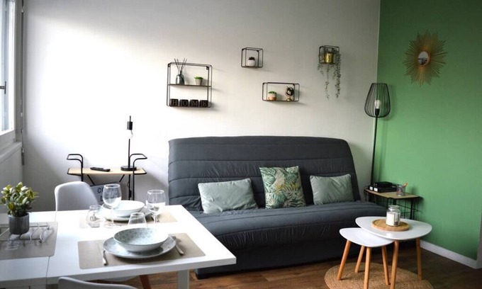 Courseulles-sur-Mer Apartamento | Le Cocon de Nacre - à 300m de la Plage