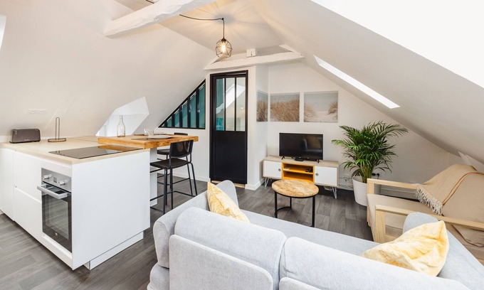 Bruz Apartamento | Le Cosy Comble - 10 min Campus Kerlann