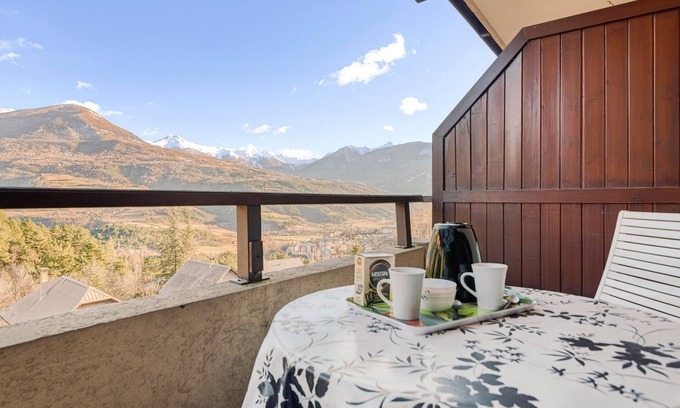 Embrun Apartamento | Le Diamant - Appt vue montagne