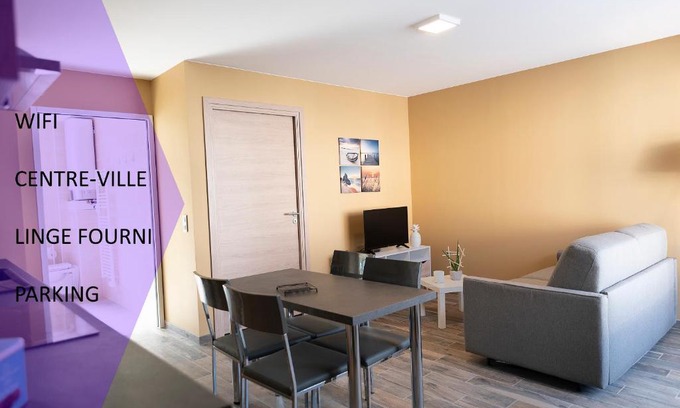 La Roche-sur-Yon Apartamento | Le Fabre 2 - Agréable T2 - proche hypercentre et hôpital - Wifi - Parking