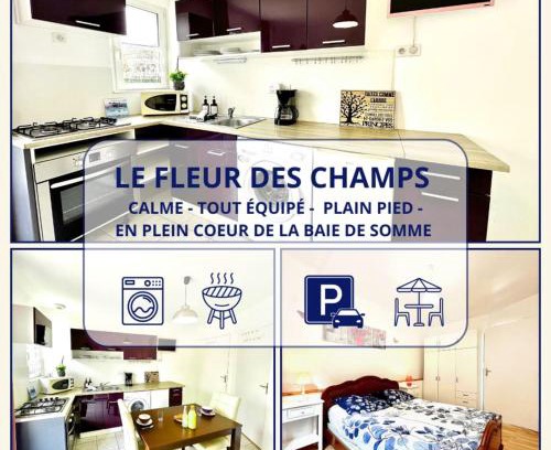 Noyelles-sur-Mer Apartamento | Le Fleur des Champs-St Valery & Le Crotoy à 10min