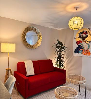 Epinal Apartamento | Le Jardin Japonais Épinal avec terrasse