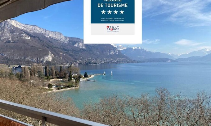 Annecy Apartamento | LE SOLAVUE 150 M2 VUE EXCEPTIONNELLE SUR LE LAC