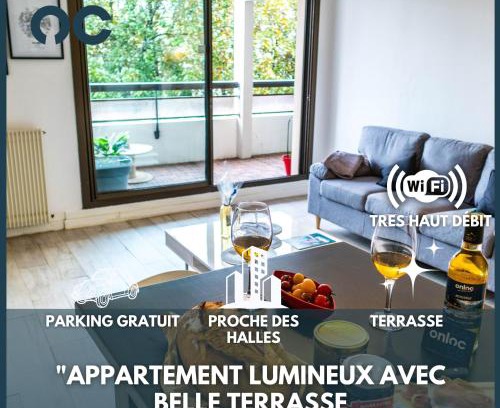 Centre Ville Apartamento | Le Sperata - Bel appartement en centre ville avec 2 chambres, terrasse et parking