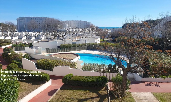 Le Couchant Apartamento | Le studio mer, piscine et soleil