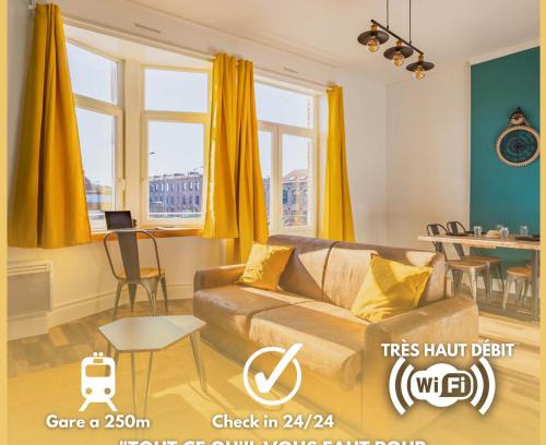 Tourcoing Apartamento | « Le Terminus » à 250m de la gare