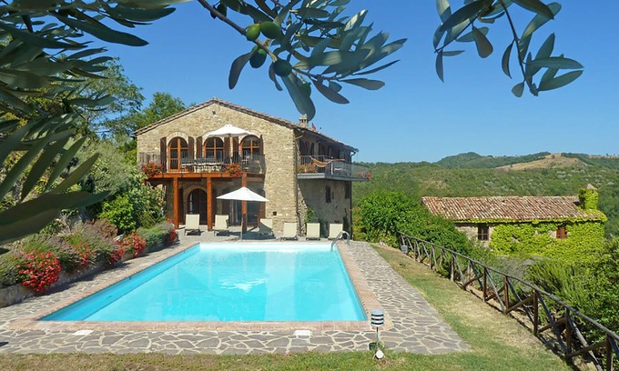 Montelovesco Villa | Le Vignaie - Villa relajante con vistas increíbles.