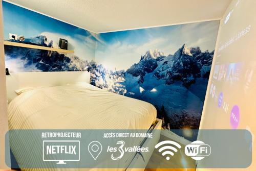 Orelle Apartamento | Les 3 Vallées, Appartement Montagnard avec Spa et Piscine